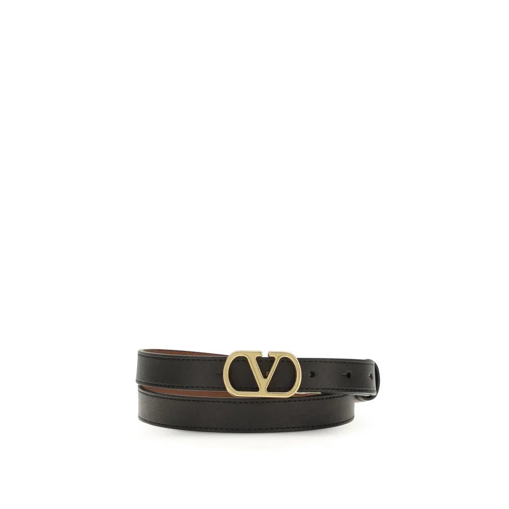 Valentino Garavani Black Lamb Ovis Aries Aries Regular Belt - 80 cm / 32 Inches