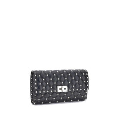 Valentino Garavani Black Lamb Ovis Aries Aries Shoulder Bag