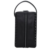 Valentino Garavani Black Leather Clutch Bags