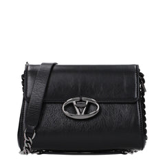 Valentino Garavani Black Leather Crossbody Bag