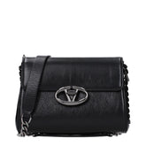 Valentino Garavani Black Leather Crossbody Bag