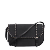 Valentino Garavani Black Leather Crossbody Bag