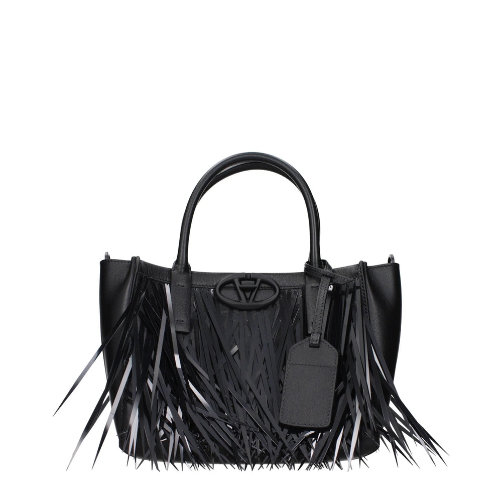 Valentino Garavani Black Leather Handbag