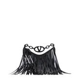 Valentino Garavani Black Leather Handbag