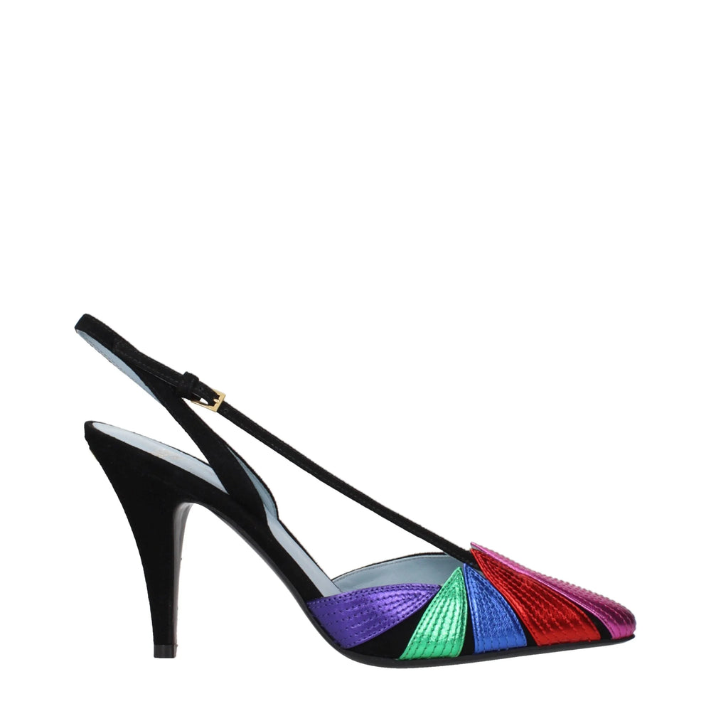 Valentino Garavani Black Leather Pumps