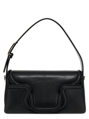 Valentino Garavani Black Leather Shoulder Bag