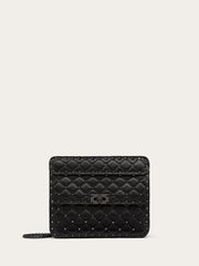 Valentino Garavani Black Nappa Leather Medium Rockstudt Spike Bag - Shoulder Bags