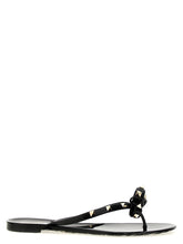 Valentino Garavani Black PVC Slides - EU40/US10