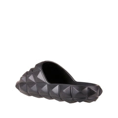 Valentino Garavani Black Rubber Slippers - EU40/US7