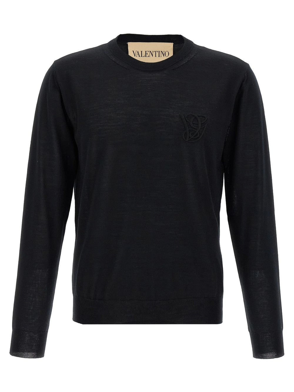 Valentino Garavani Black Virgin Wool Cardigan