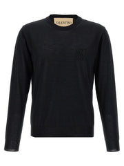 Valentino Garavani Black Virgin Wool Cardigan