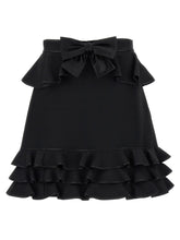 Valentino Garavani Zwarte Virgin Wol Lange Rok - IT40