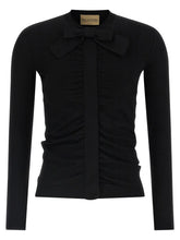Valentino Garavani Black Viscose Cardigan