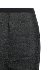 Valentino Garavani Black Viscose Midi Skirt