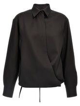 Valentino Garavani Black Wool Blouse