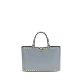 Valentino Garavani Blue Calf Leather Bos Taurus Shoulder Bag