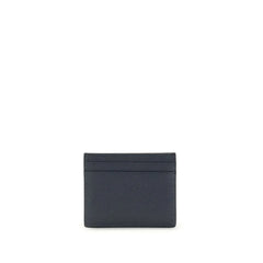 Valentino Garavani Blue Calf Leather Bos Taurus Wallet