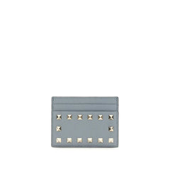 Valentino Garavani Blue Calf Leather Bos Taurus Wallet