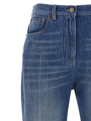 Valentino Garavani Blue Cotton Flared Jeans - 27