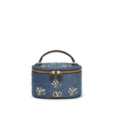 Bolsa de Algodão Azul Valentino Garavani
