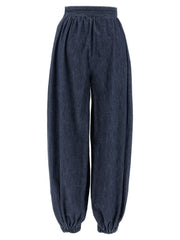 Valentino Garavani Blue Cotton Pants - IT38