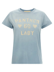 Valentino Garavani Blue Cotton T-Shirt - L