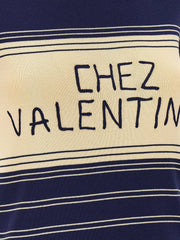 Valentino Garavani Blue Cotton T-Shirt - M