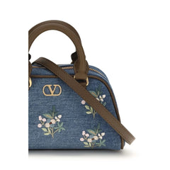 Valentino Garavani Blue Fabric Shoulder Bag