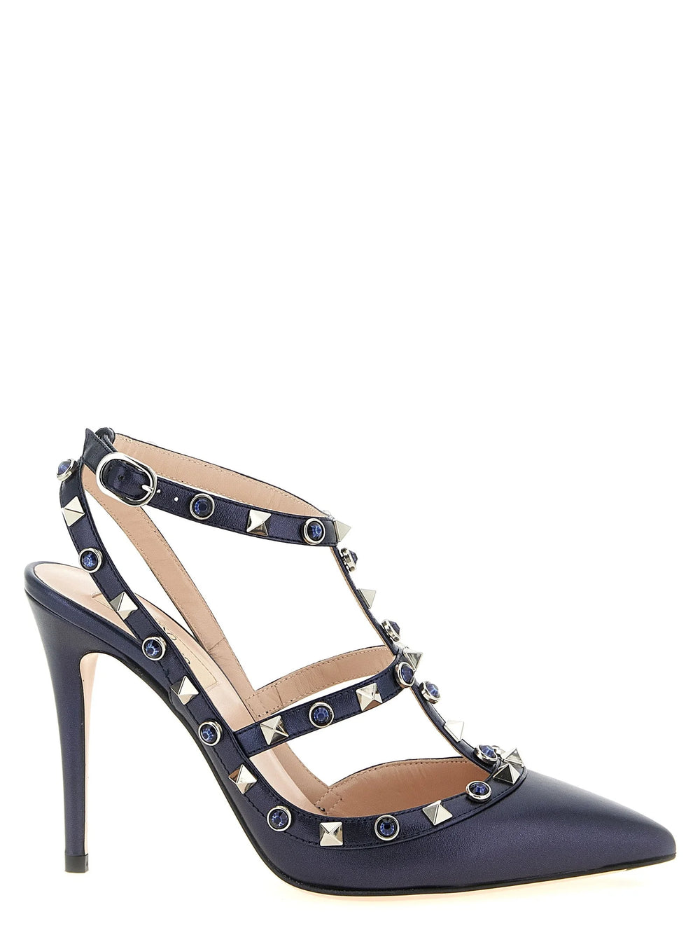 Valentino Garavani Blue Goatskin High Heel Pumps