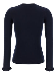 Valentino Garavani Blue Virgin Wool Cardigan - M