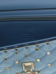 Valentino Garavani Blue Viscose Crossbody Bag