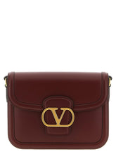Valentino Garavani Bordeaux Calfskin Crossbody Bag