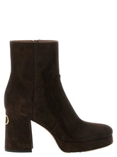 Valentino Garavani Brown Calfskin Ankle Boots - EU36.5/US6.5