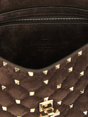 Valentino Garavani Brown Calfskin Crossbody Bag