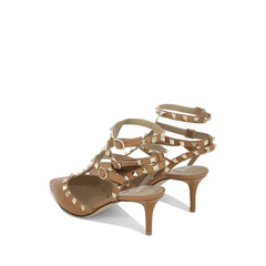 Valentino Garavani Brown Calfskin High Heel Pumps - EU36.5/US6.5