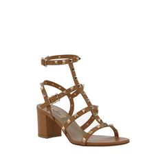 Valentino Garavani Brown Calfskin Platform Sandals - EU36.5/US6.5