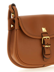 Valentino Garavani Brown Calfskin Shoulder Bag