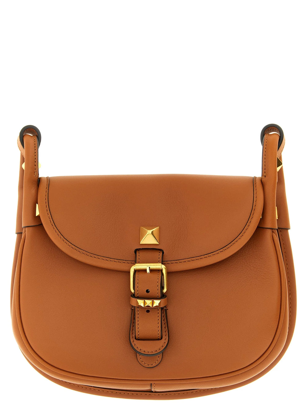 Valentino Garavani Brown Calfskin Shoulder Bag