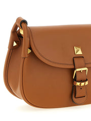 Valentino Garavani Brown Calfskin Shoulder Bag