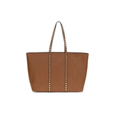 Valentino Garavani Brown Calfskin Tote Bag