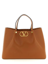 Valentino Garavani Brown Calfskin Tote Bag