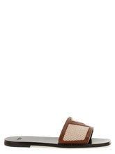 Sandales en coton marron Valentino Garavani - EU36/US6