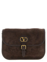 Valentino Garavani Brown Cowhide Crossbody Bag