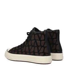Valentino Garavani Brown Fabric High Tops - EU45/US12