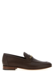 Valentino Garavani Brown Goatskin Slip-On Loafers