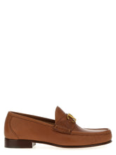 Mocassins en cuir marron Valentino Garavani