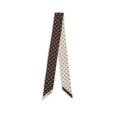 Valentino Garavani Brown Silk Scarf