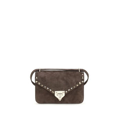 Valentino Garavani Sac Bandoulière Marron en Daim