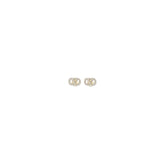 Valentino Garavani Gold Brass Earrings - One Size