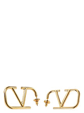 Valentino Garavani Gold Brass Earrings - One Size